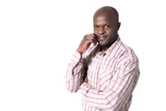 Happy african businessman portrait smile isolated royalty free stock photography Happy african businessman portrait smile isolated royalty free stock photography