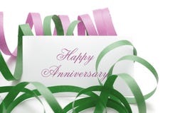 Happy Anniversary Message On A Card Stock Photography Happy Anniversary Message On A Card Stock Photography
