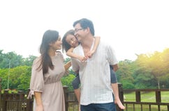 Happy Asian family stock photography Happy Asian family stock photography