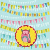 Happy Birthday Card stock illustration Happy Birthday Card stock illustration