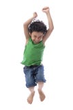 Happy Boy Jumping with Joy