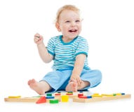 Happy child playing stock photo Happy child playing stock photo