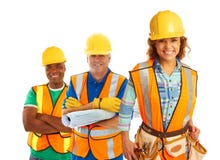 Happy Construction Workers Stock Photo Happy Construction Workers Stock Photo