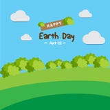 Happy earth day for better life stock illustration Happy earth day for better life stock illustration