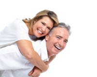 Happy elderly couple. royalty free stock image Happy elderly couple. royalty free stock image
