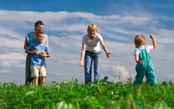 Happy Family Royalty Free Stock Photo Happy Family Royalty Free Stock Photo