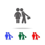Happy Family Husband and Wife Busy Lifestyle Daily Routine icon. Elements of family multi colored icons. Premium quality graphic d royalty free illustration Happy Family Husband and Wife Busy Lifestyle Daily Routine icon. Elements of family multi colored icons. Premium quality graphic d royalty free illustration