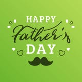 Happy Father`s Day colorful Card royalty free illustration Happy Father`s Day colorful Card royalty free illustration