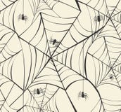 Happy Halloween spider webs seamless pattern background EPS10 file.