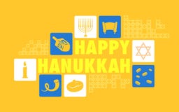 Happy Hanukkah Background vector illustration Happy Hanukkah Background vector illustration