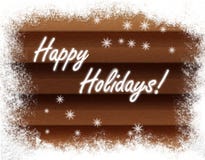 Happy Holidays Stock Photo