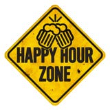 Happy Hour Zone Sign Stock Images Happy Hour Zone Sign Stock Images