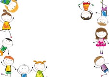 Happy kids vector illustration Happy kids vector illustration