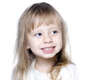 Happy Little Girl Royalty Free Stock Image Happy Little Girl Royalty Free Stock Image