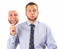 Happy mask Stock Images Happy mask Stock Images