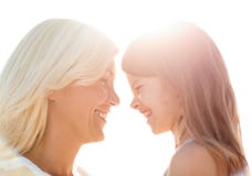 Happy mother and child girl royalty free stock image Happy mother and child girl royalty free stock image