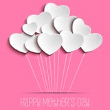 Happy Mother Day Heart Background royalty free illustration Happy Mother Day Heart Background royalty free illustration