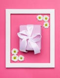 Happy Mother`s Day, Women`s Day, Valentine`s Day or Birthday Pastel Pink Candy Colour Background. Floral flat lay minimal. Royalty Free Stock Photo Happy Mother`s Day, Women`s Day, Valentine`s Day or Birthday Pastel Pink Candy Colour Background. Floral flat lay minimal. Royalty Free Stock Photo