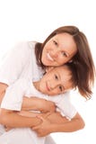 Happy Mother With Her Child Stock Photo