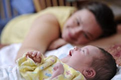 Happy Mother With Newborn Baby Royalty Free Stock Photo Happy Mother With Newborn Baby Royalty Free Stock Photo