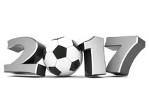 Happy New Year 2017 Illustrations 3d Royalty Free Stock Photo