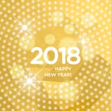Happy New Year 2018 abstract light background. For your design stock illustration Happy New Year 2018 abstract light background. For your design stock illustration