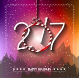 2017 Happy New Year Background for your Seasonal Flyers. And Greetings Card or Christmas themed invitations vector illustration 2017 Happy New Year Background for your Seasonal Flyers. And Greetings Card or Christmas themed invitations vector illustration