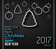 2017 Happy New Year Background for your Seasonal Flyers. And Greetings Card or Christmas themed invitations stock illustration 2017 Happy New Year Background for your Seasonal Flyers. And Greetings Card or Christmas themed invitations stock illustration
