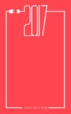 2017 Happy New Year Background for your Seasonal Flyers. And Greetings Card or Christmas themed invitations stock illustration 2017 Happy New Year Background for your Seasonal Flyers. And Greetings Card or Christmas themed invitations stock illustration