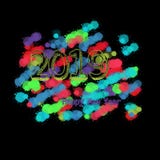 2019 HAPPY NEW YEAR COLORFUL BACKGROUND. BEAUTIFUL royalty free illustration 2019 HAPPY NEW YEAR COLORFUL BACKGROUND. BEAUTIFUL royalty free illustration