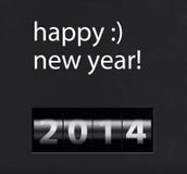 Happy New year. Counter on black background. Year 2014. Countdown stock illustration Happy New year. Counter on black background. Year 2014. Countdown stock illustration