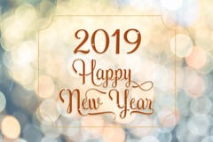 Happy New year 2018 red sparkling glitter word with golden frame royalty free stock photo Happy New year 2018 red sparkling glitter word with golden frame royalty free stock photo