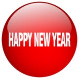 Happy new year button. Happy new year round button isolated on white background. happy new year stock illustration Happy new year button. Happy new year round button isolated on white background. happy new year stock illustration