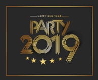 Happy New Year 2019 Text Design Patter. Vector illustration vector illustration Happy New Year 2019 Text Design Patter. Vector illustration vector illustration