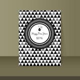 Happy new years card vintage design. Vector happy new years card vintage design vector illustration Happy new years card vintage design. Vector happy new years card vintage design vector illustration