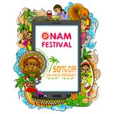 Happy Onam big sale stock illustration Happy Onam big sale stock illustration