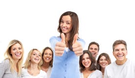 Happy people