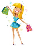 Happy Shopper Royalty Free Stock Photos Happy Shopper Royalty Free Stock Photos