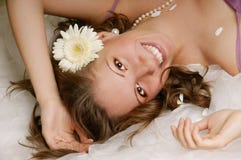 Happy Smiling Woman Royalty Free Stock Photos
