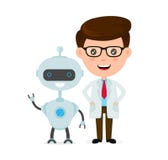 Happy smiling young Engineer vector Stock Image Happy smiling young Engineer vector Stock Image