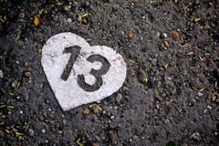 Happy 13 th ! stock photos Happy 13 th ! stock photos