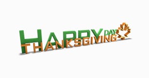 Happy Thanksgiving Day Stock Photography