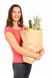 Happy woman with shopping bags stock images Happy woman with shopping bags stock images