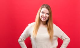 Happy young woman royalty free stock photo Happy young woman royalty free stock photo