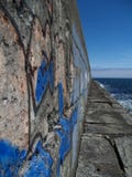 Harbor Grunge Wall Royalty Free Stock Image Harbor Grunge Wall Royalty Free Stock Image