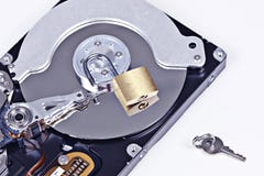 Hard drive security Royalty Free Stock Photography Hard drive security Royalty Free Stock Photography