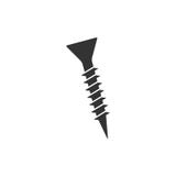 Hardware, screw icon. Vector illustration, flat design royalty free illustration Hardware, screw icon. Vector illustration, flat design royalty free illustration