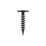 Hardware, screw icon. Vector illustration, flat design vector illustration Hardware, screw icon. Vector illustration, flat design vector illustration