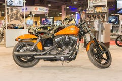 Harley-Davidson Street Bob 2015 immagini stock Harley-Davidson Street Bob 2015 immagini stock