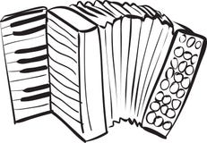 Harmonikakrabbel stock illustratie Harmonikakrabbel stock illustratie